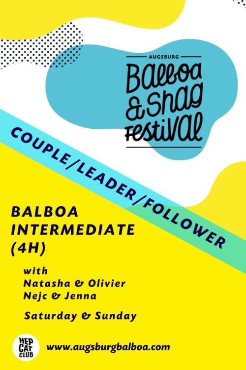 Augsburg Balboa & Shag Festival 2023 Balboa Intermediate (4h)